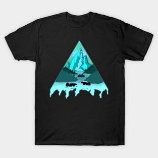 Bear aurora T-Shirt